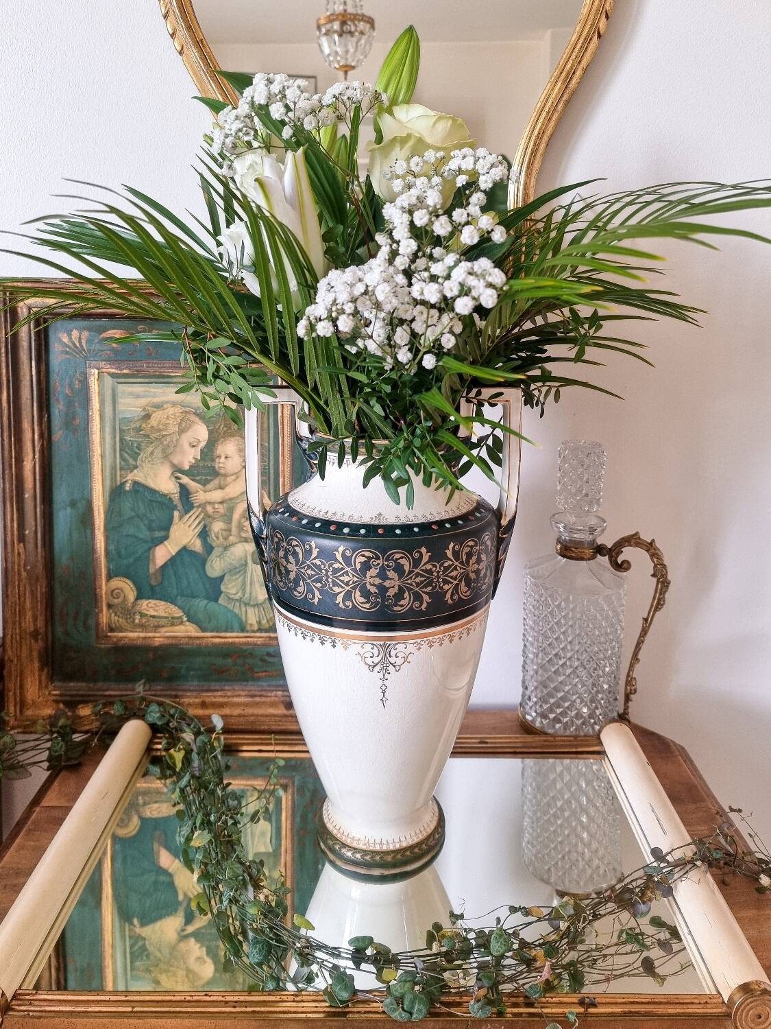 Amphora Vase, 1880, Boch Frères Keramis