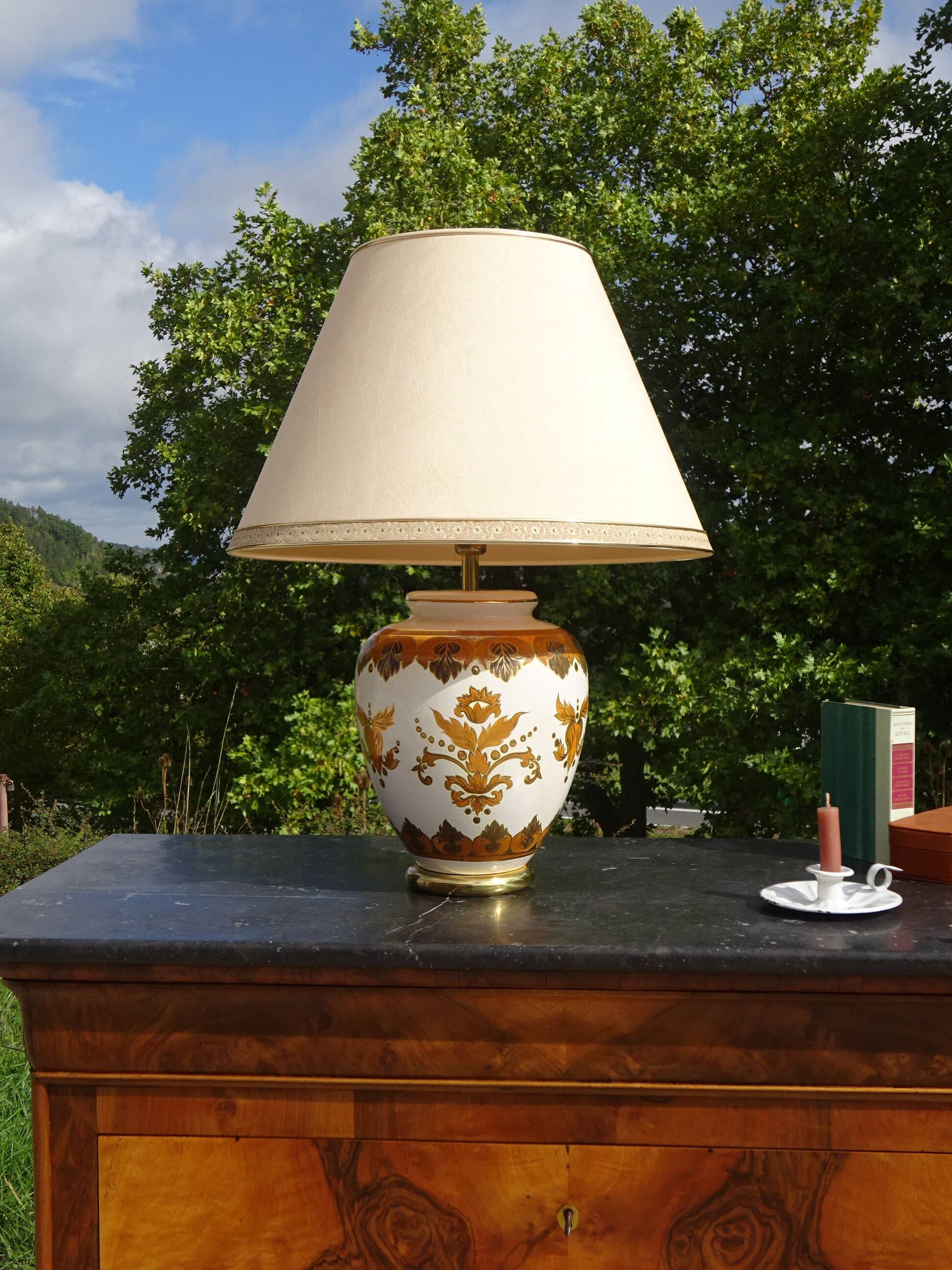 Large living room lamp by Louis Drimmer