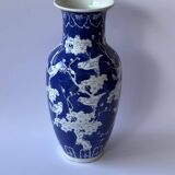 Chinese blue and white porcelain vase Chinese Spring