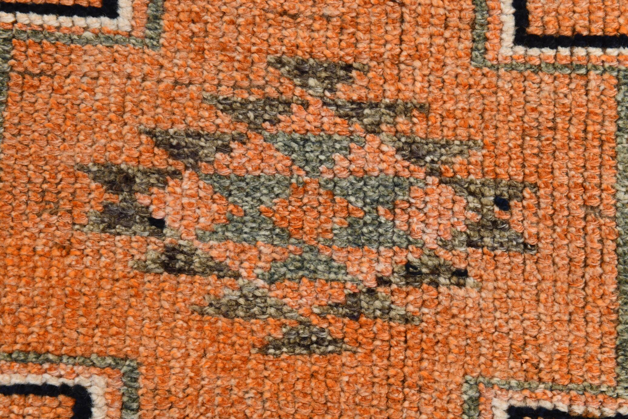 Soft Peach Vintage Boho Chic Floor Runner Rug, 85x331 Cm