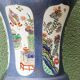 Lamp base, Chinese porcelain, Kangxi style, late 19th century.