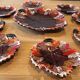 Vallauris Beretta service vine leaves - vintage 1950/1960 - 9 pieces