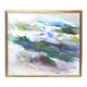 Large Original Swedish Oil on Canvas – “Abstract Composition” by Johny Colebring – 1978 – Signed – Vintage & Framed – 83×73 cm