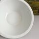 White ironstone salad bowl from Creil and Montereau, Lebeuf Milliet