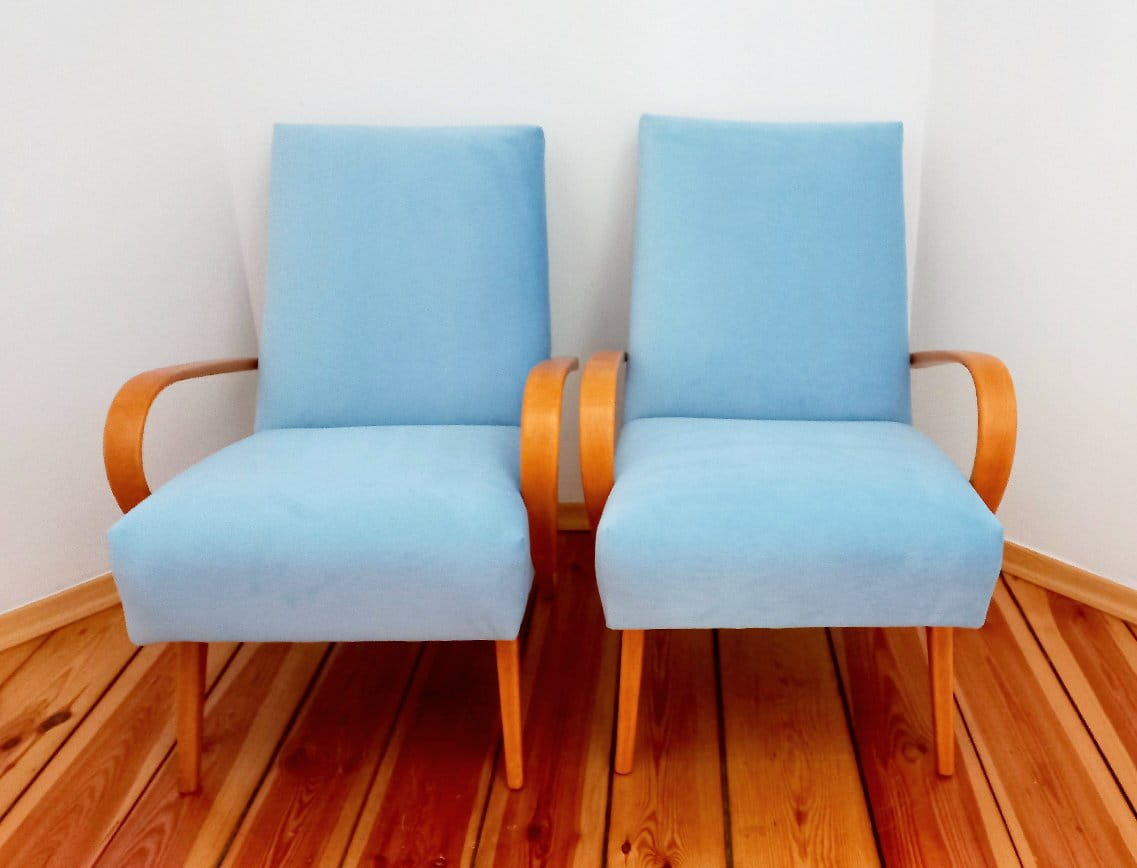 Armchairs by Jaroslav Šmidek for TON, Czechoslovakia, 1960s, Set of 2
