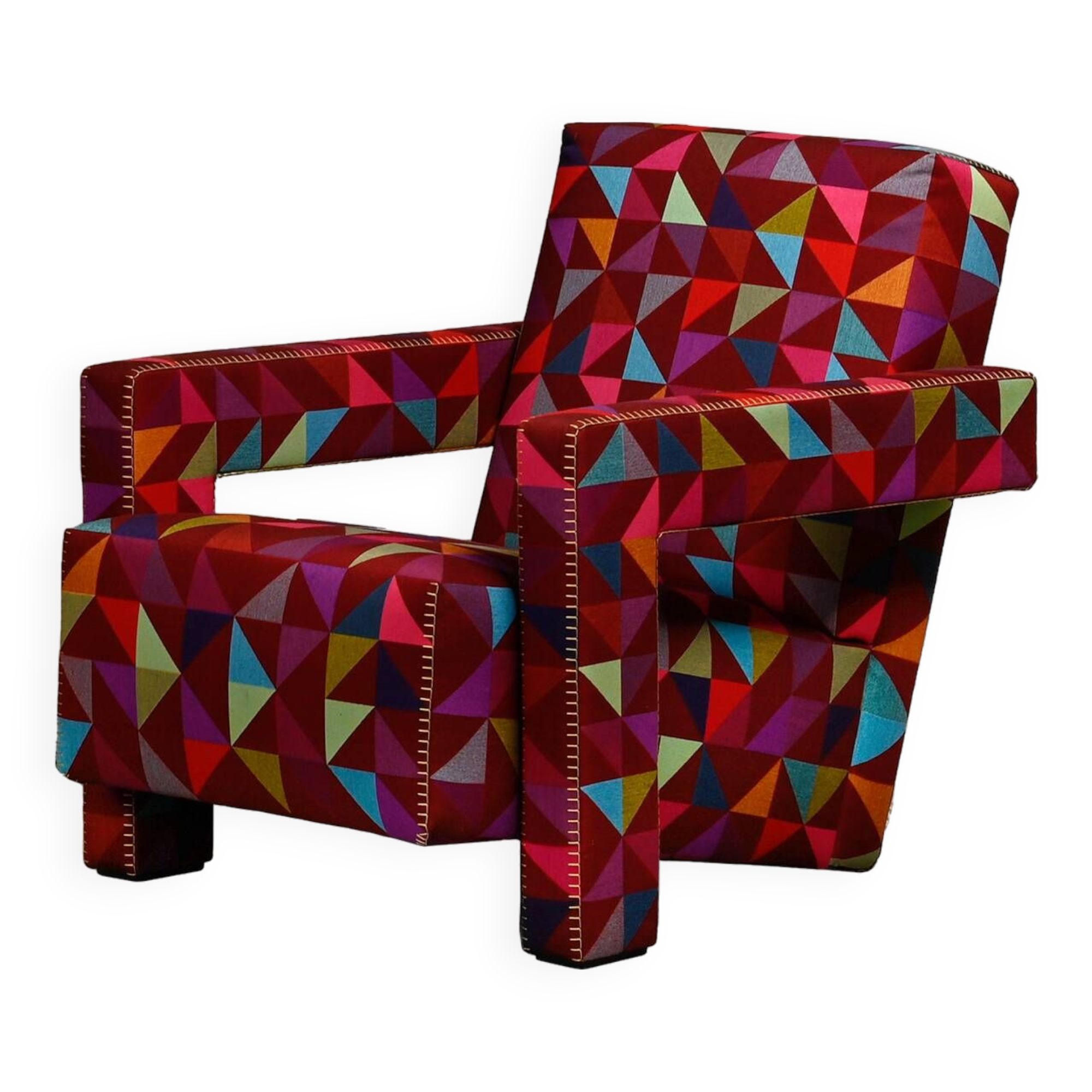 Gerrit T Rietveld Utrecht Armchair Limited Edition Boxblocks Bertjan Pot Cassina