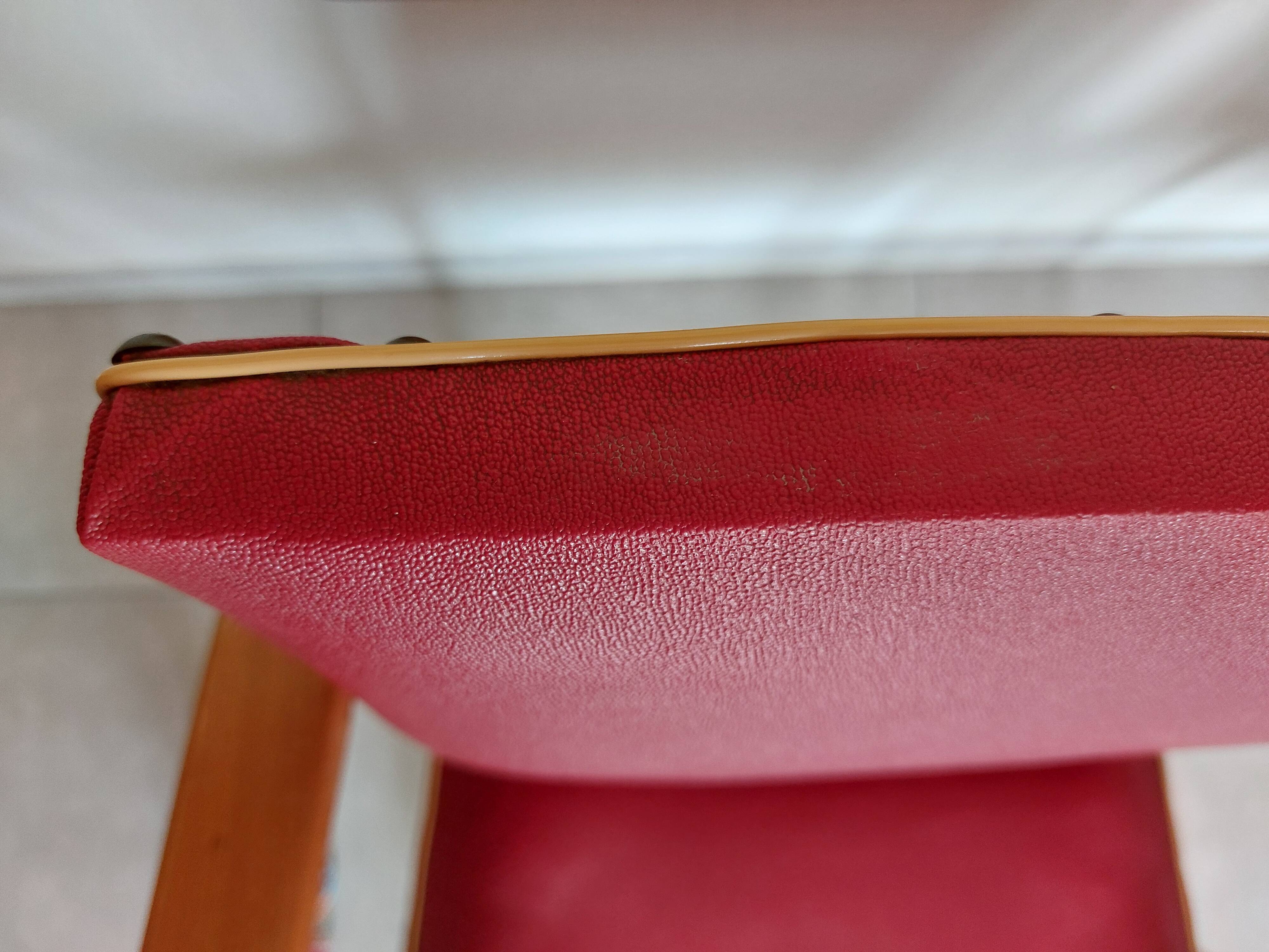 Pair of "moustache" bridge armchairs