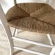 Fauteuil en bois et paille , esprit campagne