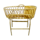 Bassinet baby rattan on foot