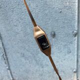 Vintage rattan floor lamp