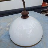 Chandelier with Double White Opalines