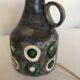 Ceramic lamp 1960 rope lampshade