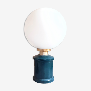 Lampe globe opaline des années 50