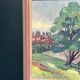 Original Swedish Oil on Canvas – "Landscape Composition" by Kramer – Signed – Vintage and Framed – 72 × 62 cm (28.3" × 24.4")