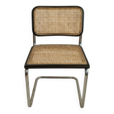 Chaise Cesca B32 noire de Marcel Breuer, Italie