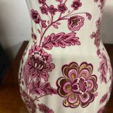 Paire de vases motif chinois rose porcelaine italienne annees 70 signes fg