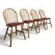 Set of 4 pine chairs