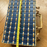 Wicker suitcase