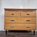 Ancienne commode chiffonnier semainier 1950