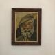 Oil on panel portrait of an old bearded man