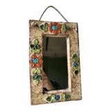 Ceramic mirror, La Roue, Vallauris.