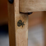 Pair of restored bistrot Stella chairs