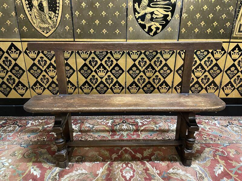 Small Louis XIII child's church bench