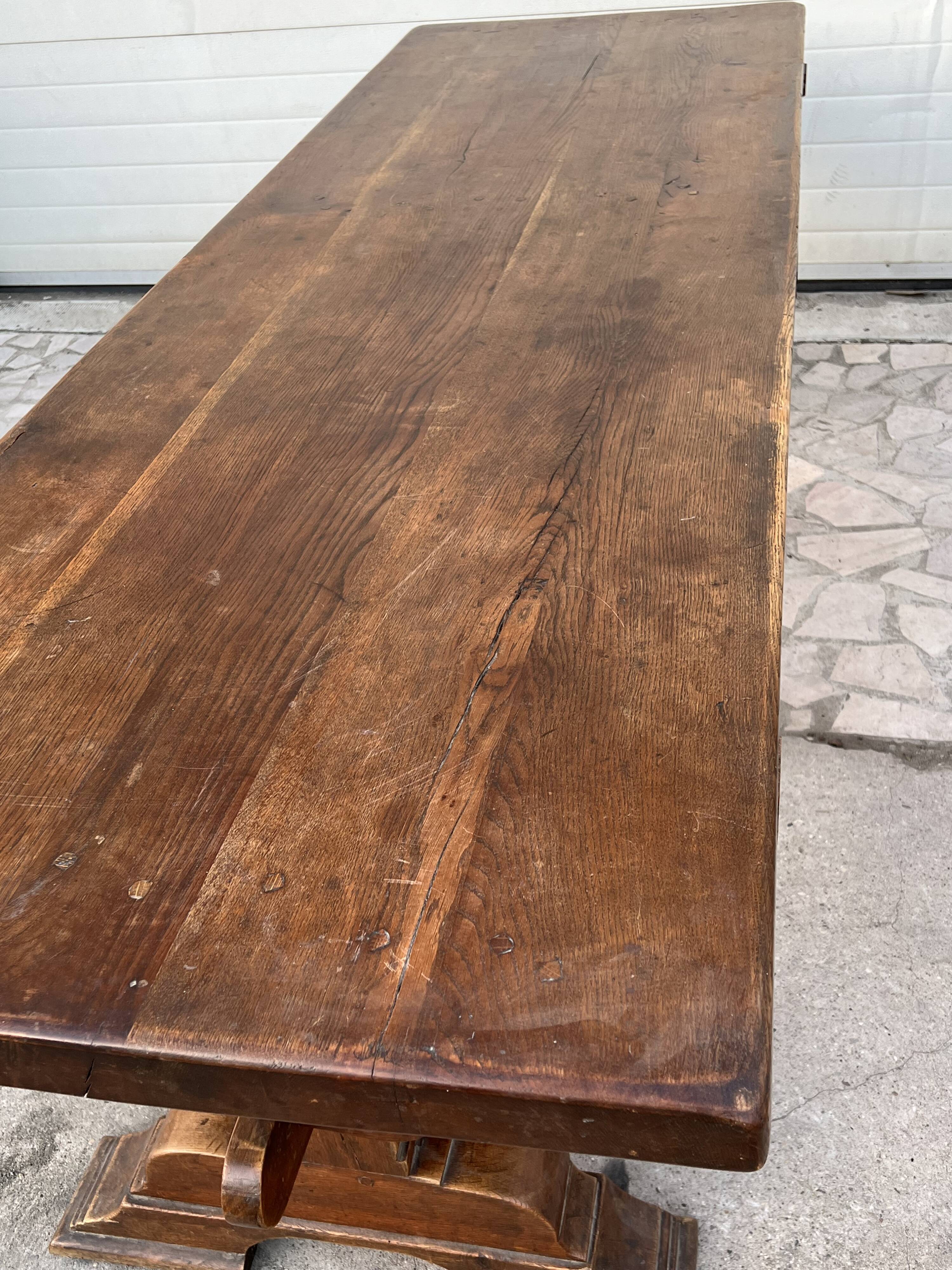 Oak monastery farm table