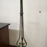 Art Deco wrought iron floor lamp base from the 1940s