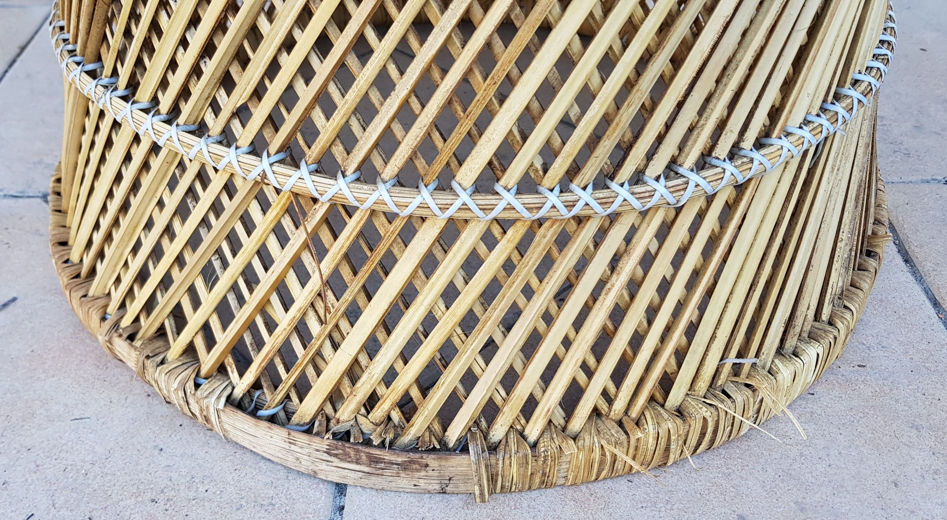 Island-inspired rattan armchair