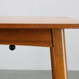 Table à manger extensible en chêne des années 1960, Allemagne