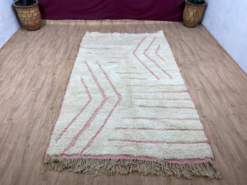 Tapis berbère sur mesure traditionnelle artisanale taille 1,5/2,5 m