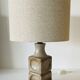 Danish glazed ceramic lamp, 1960