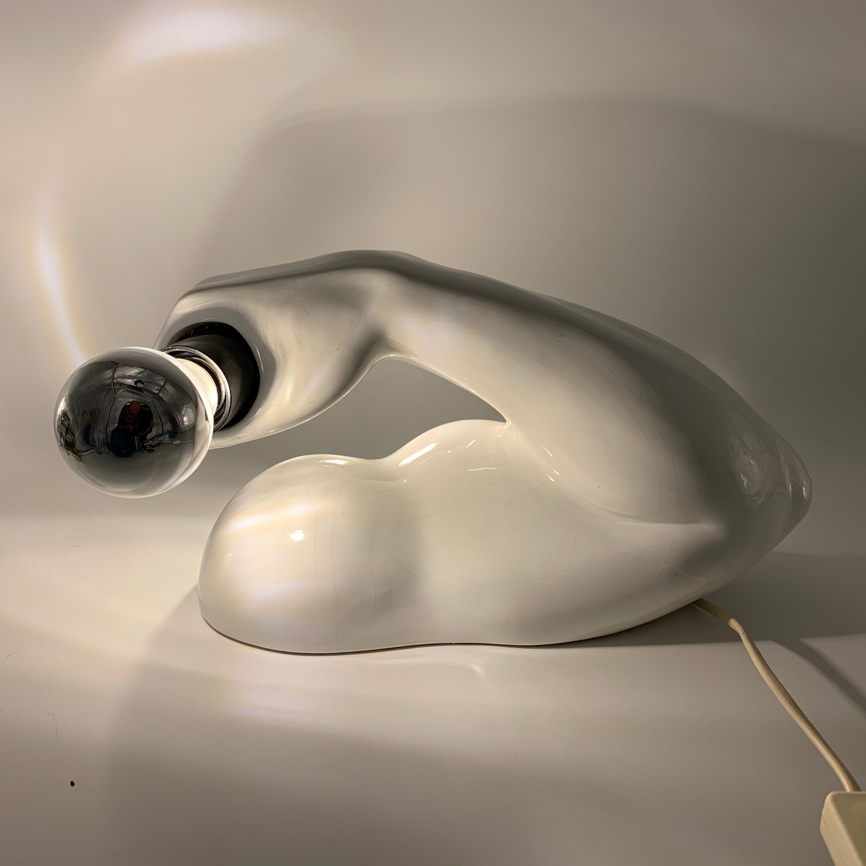 Wall light Ceramic Bras design 1980