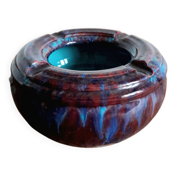 D.Larcher flamed stoneware ashtray