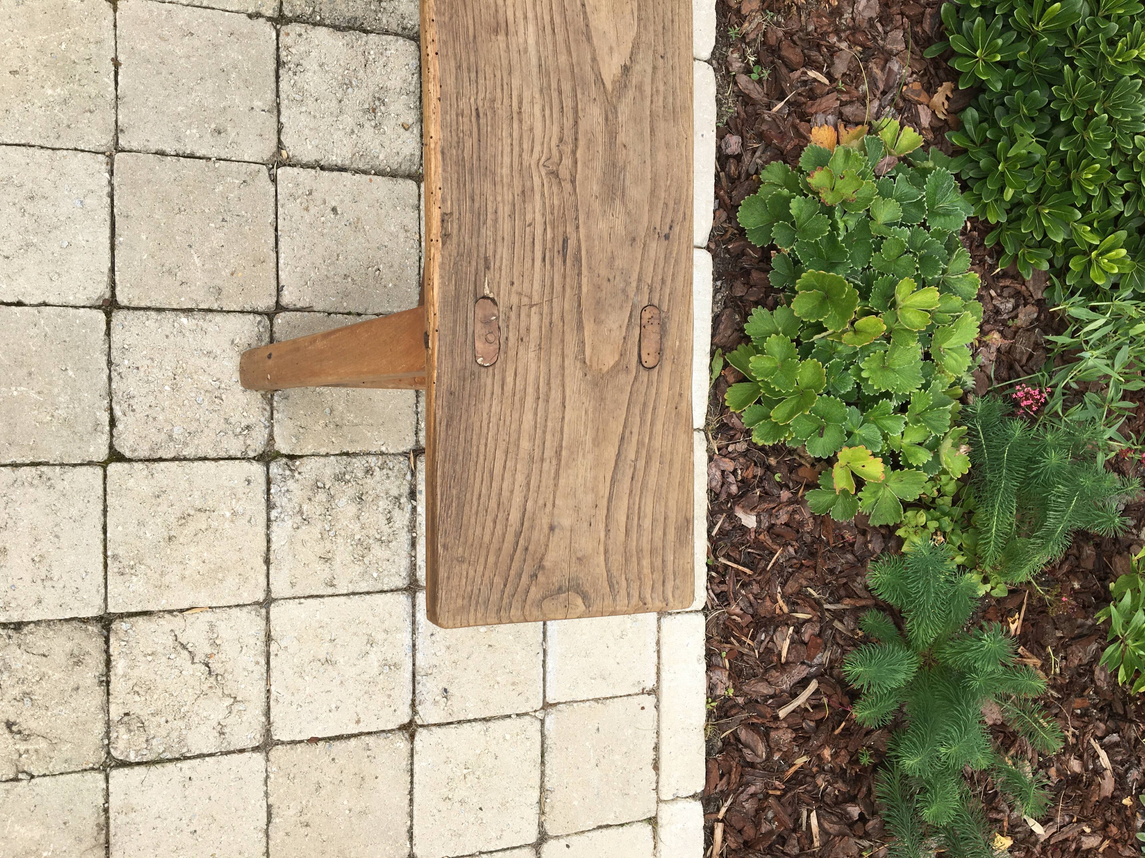 Banc de ferme en chêne