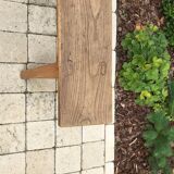 Oak farm bench