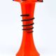 Tango vase, Art Deco, glass, Kralik, Czechoslovakia, 1930s