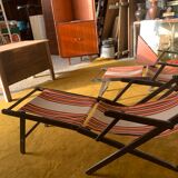 Pair of deck chairs