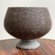 Vintage ceramic "birch bark" planter / flower pot, Chamotte