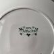 Lot de 12 assiettes plates XIXème Boch Frères Keramis, modèle Trifolium