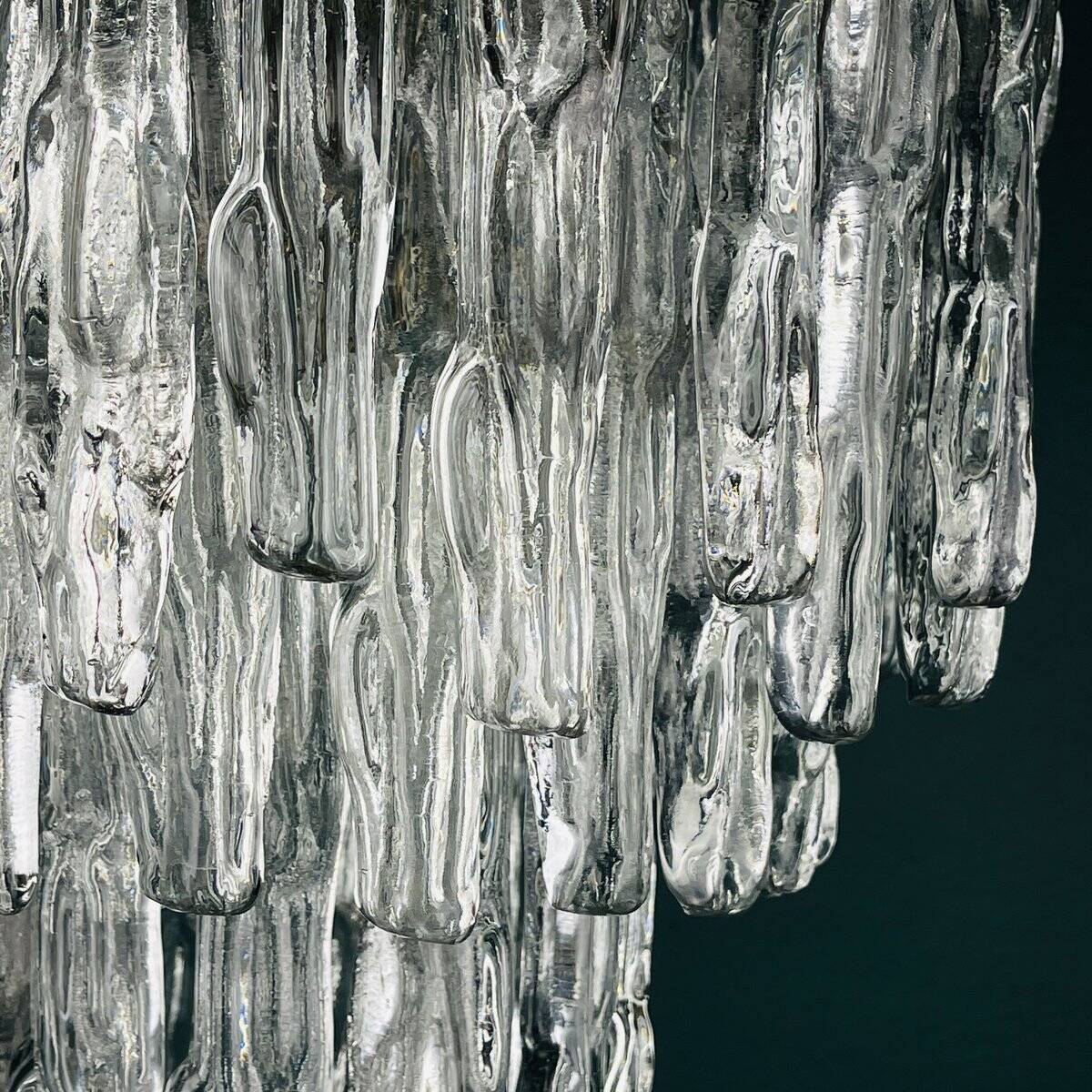 Murano glass chandelier attributed to J. Kalmar, Austria, 1960s.