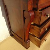 Antique solid walnut chest of drawers