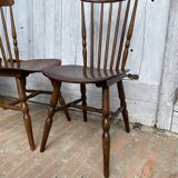 Set of 3 Baumann Menuet chairs