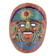 Colorful terracotta mask from Mexico, 1970s