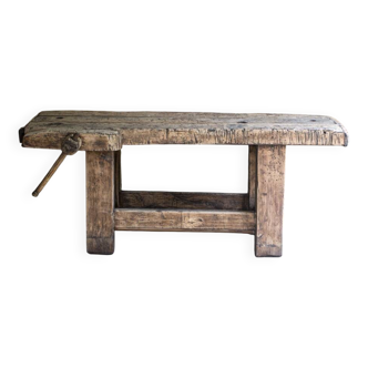 Antique carpenter's workbench