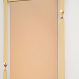 Miroir du milieu du siècle de Luciano Frigerio avec cadre torsadé doré, Italie, Italie