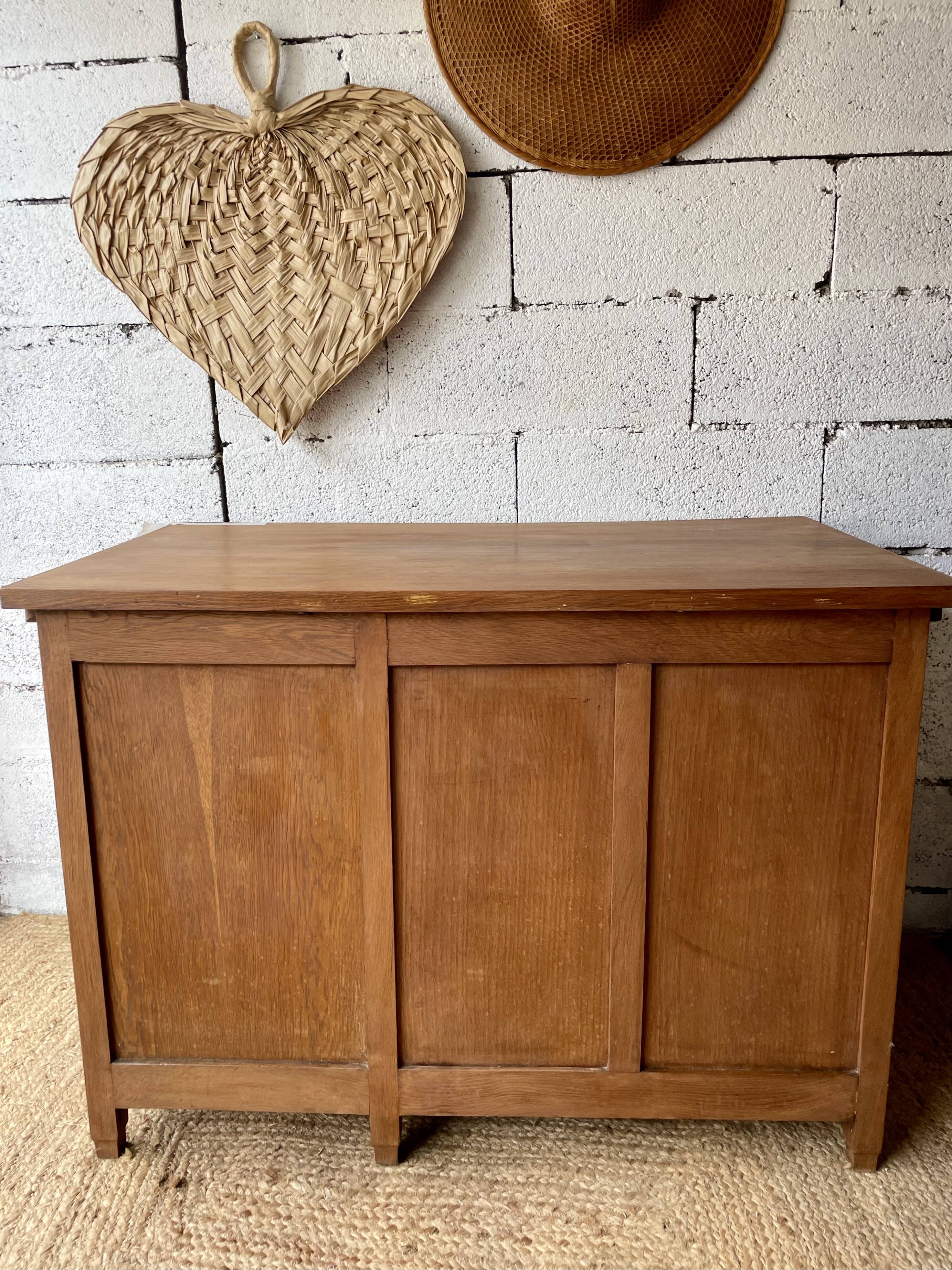 1950s oak desk