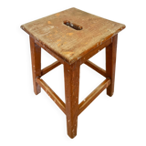 Old wooden painter's stool