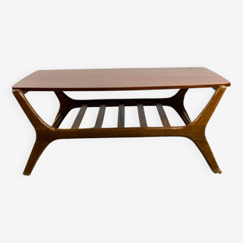 Teak Mid Cntury Coffie Table, Louis Van Teeffelen, 60's